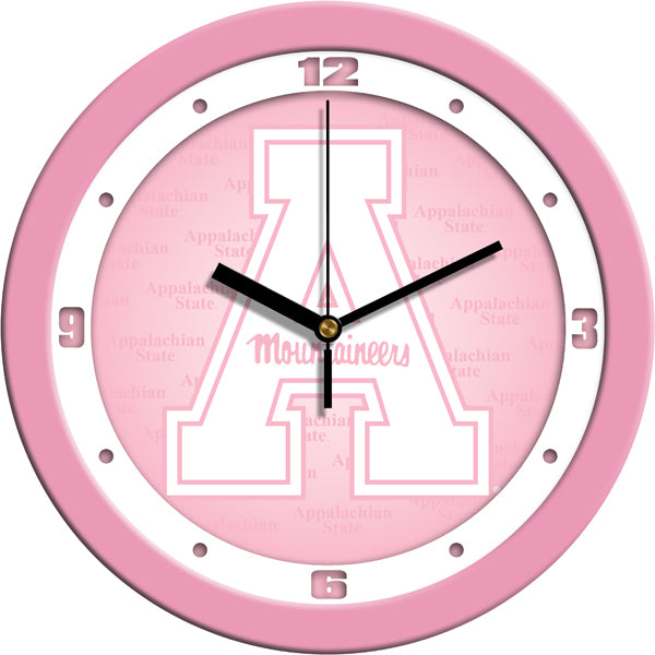 Appalachian State Mountaineers - Pink Wall Clock - SuntimeDirect