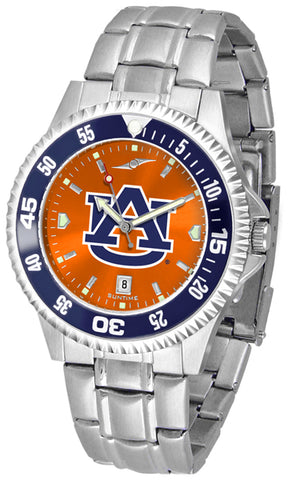 Auburn Tigers - Competitor Steel AnoChrome  -  Color Bezel - SuntimeDirect