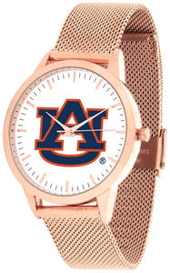 Auburn Tigers - Mesh Statement Watch - Rose Band - SuntimeDirect