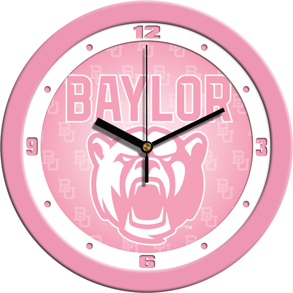 Baylor Bears - Pink Wall Clock - SuntimeDirect