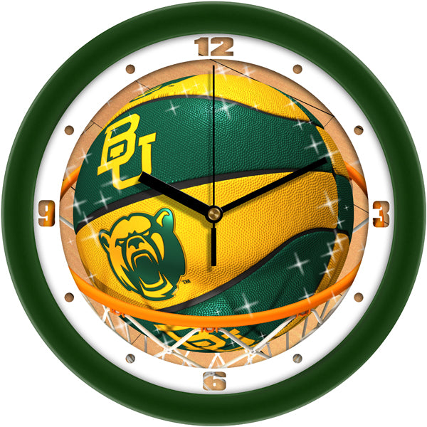 Baylor Bears - Slam Dunk Wall Clock - SuntimeDirect