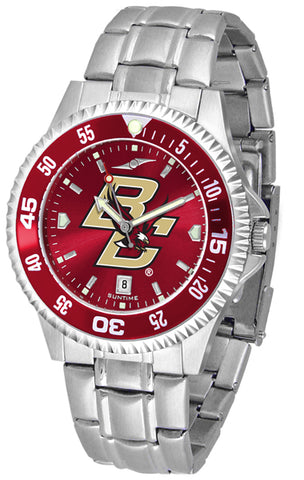 Boston College Eagles - Competitor Steel AnoChrome  -  Color Bezel - SuntimeDirect