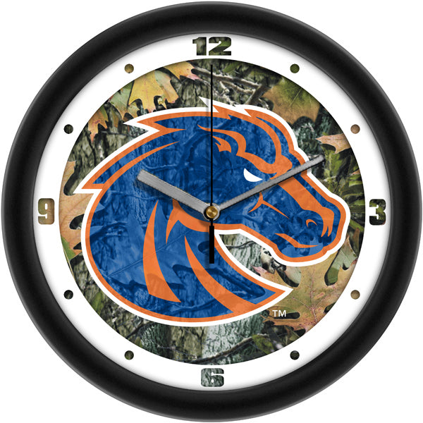 Boise State Broncos - Camo Wall Clock - SuntimeDirect