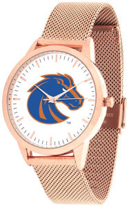 Boise State Broncos - Mesh Statement Watch - Rose Band - SuntimeDirect