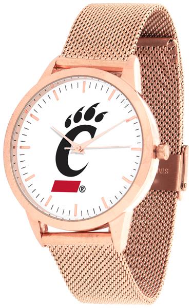 Cincinnati Bearcats - Mesh Statement Watch - Rose Band - SuntimeDirect