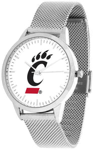 Cincinnati Bearcats - Mesh Statement Watch - Silver Band - SuntimeDirect