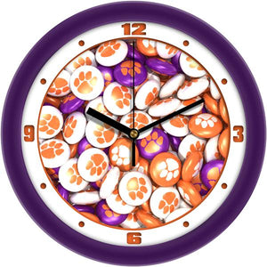 Clemson Tigers - Candy Wall Clock - SuntimeDirect