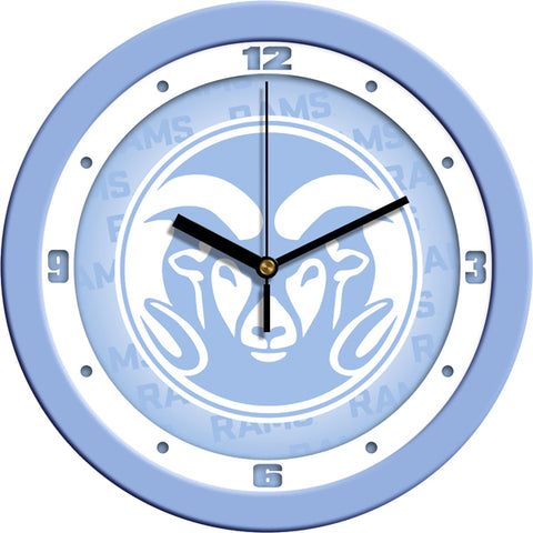 Colorado State Rams - Baby Blue Wall Clock - SuntimeDirect