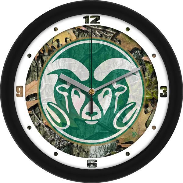 Colorado State Rams - Camo Wall Clock - SuntimeDirect