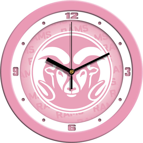 Colorado State Rams - Pink Wall Clock - SuntimeDirect
