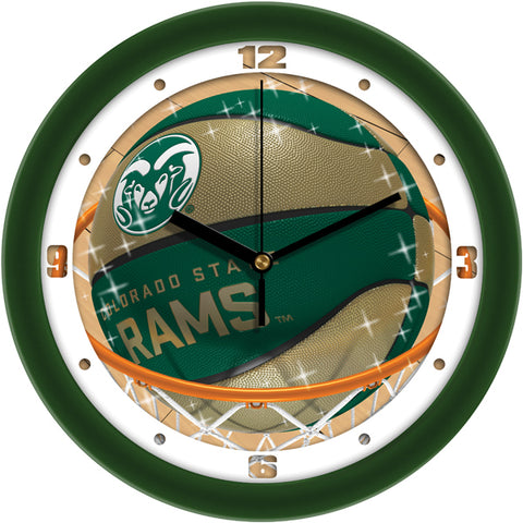 Colorado State Rams - Slam Dunk Wall Clock - SuntimeDirect