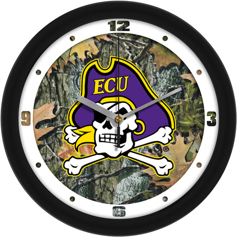 East Carolina Pirates - Camo Wall Clock - SuntimeDirect