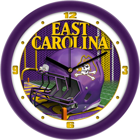 East Carolina Pirates - Football Helmet Wall Clock - SuntimeDirect