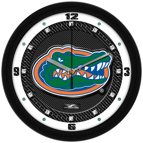 Florida Gators - Carbon Fiber Textured Wall Clock - SuntimeDirect