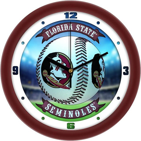 Florida State Seminoles - Home Run Wall Clock - SuntimeDirect