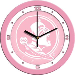 Florida State Seminoles - Pink Wall Clock - SuntimeDirect