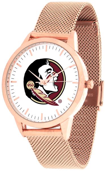 Florida State Seminoles - Mesh Statement Watch - Rose Band - SuntimeDirect