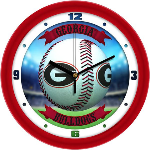 Georgia Bulldogs - Home Run Wall Clock - SuntimeDirect