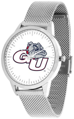 Gonzaga Bulldogs - Mesh Statement Watch - Silver Band - SuntimeDirect