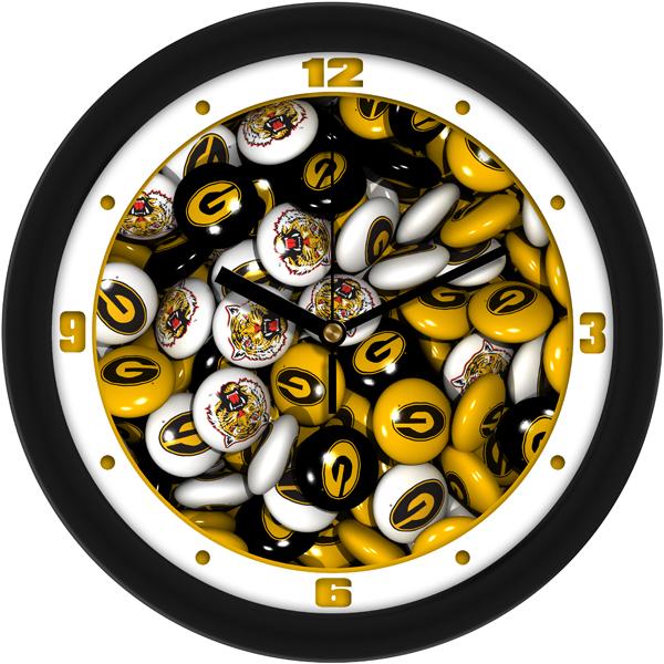 Grambling State University Tigers - Candy Wall Clock - SuntimeDirect