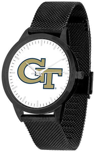 Georgia Tech Yellow Jackets - Mesh Statement Watch - Black Band - SuntimeDirect