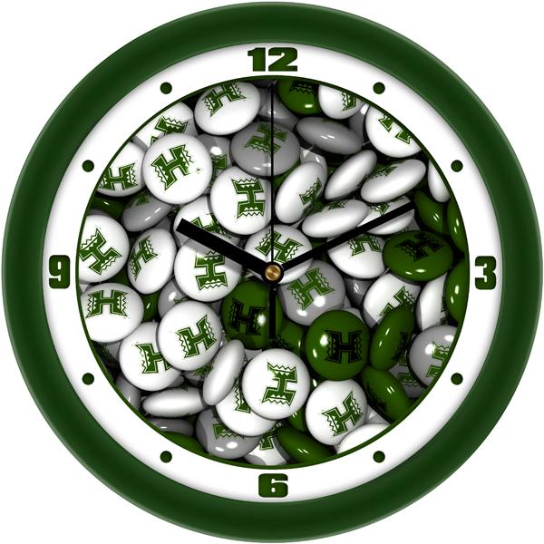 Hawaii Warriors - Candy Wall Clock - SuntimeDirect