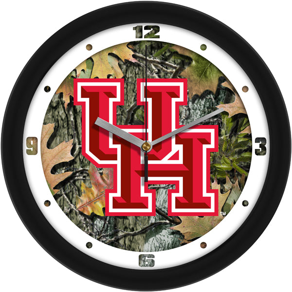 Houston Cougars - Camo Wall Clock - SuntimeDirect