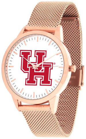 Houston Cougars - Mesh Statement Watch - Rose Band - SuntimeDirect