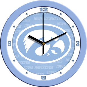 Iowa Hawkeyes - Baby Blue Wall Clock - SuntimeDirect