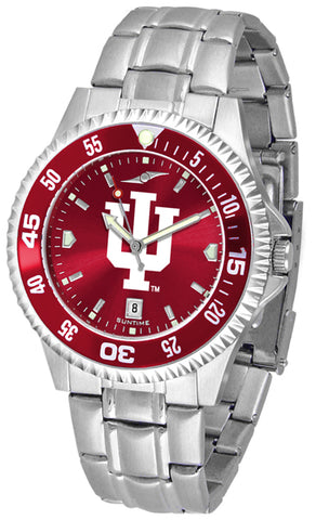 Indiana Hoosiers - Competitor Steel AnoChrome  -  Color Bezel - SuntimeDirect