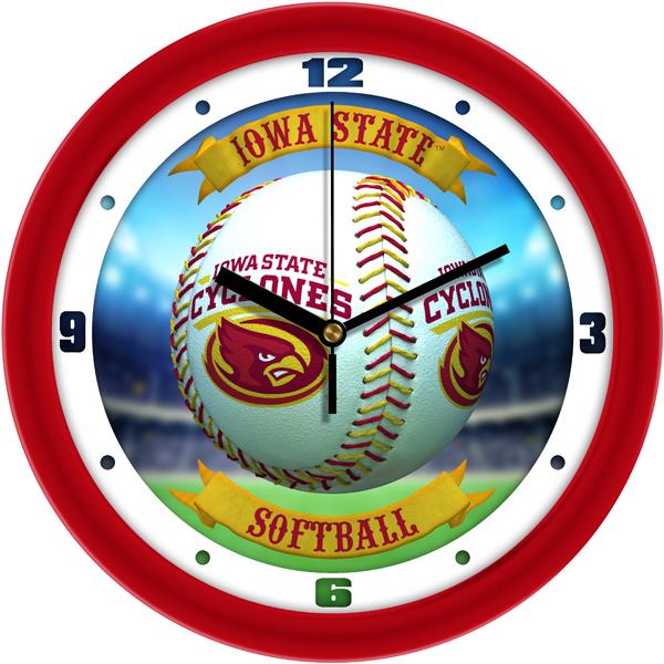 Iowa State Cyclones - Home Run Wall Clock - SuntimeDirect
