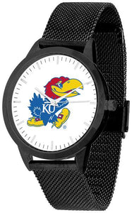 Kansas Jayhawk - Mesh Statement Watch - Black Band - SuntimeDirect