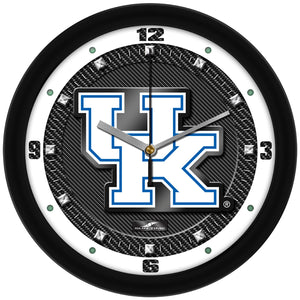 Kentucky Wildcats - Carbon Fiber Textured Wall Clock - SuntimeDirect