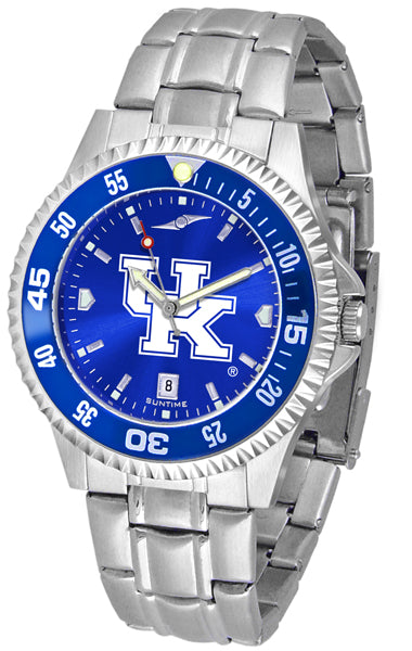 Kentucky Wildcats - Competitor Steel AnoChrome  -  Color Bezel - SuntimeDirect