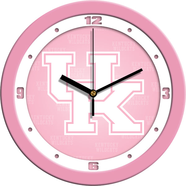 Kentucky Wildcats - Pink Wall Clock - SuntimeDirect