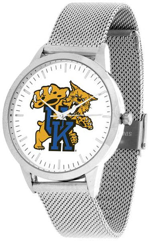 Kentucky Wildcats - Mesh Statement Watch - Silver Band - SuntimeDirect