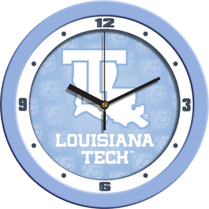 Louisiana Tech Bulldogs - Baby Blue Wall Clock - SuntimeDirect