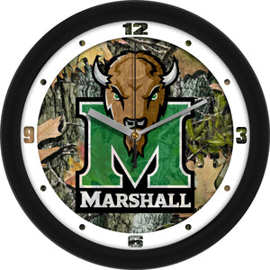 Marshall University Thundering Herd - Camo Wall Clock - SuntimeDirect