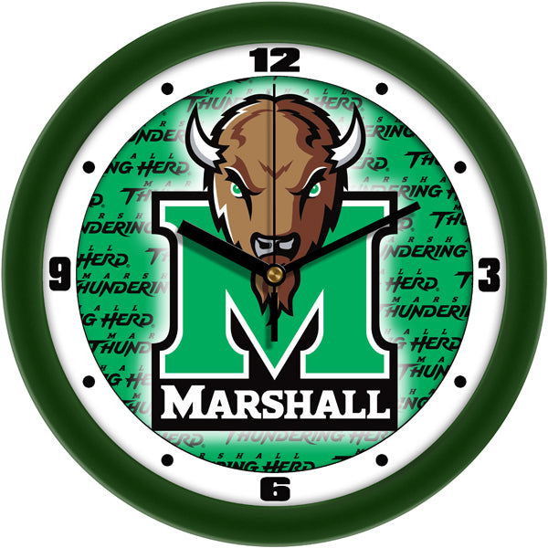 Marshall University Thundering Herd - Dimension Wall Clock - SuntimeDirect