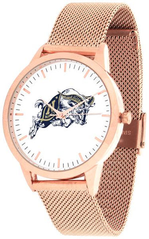 Naval Academy Midshipmen - Mesh Statement Watch - Rose Band - SuntimeDirect