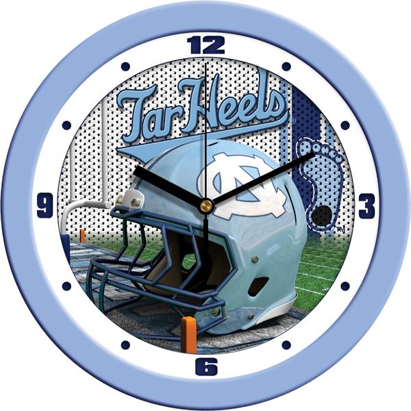 North Carolina Tar Heels - Football Helmet Wall Clock - SuntimeDirect