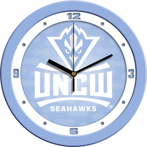 North Carolina Wilmington Seahawks - Baby Blue Wall Clock - SuntimeDirect