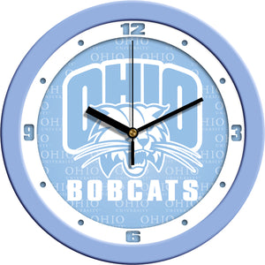 Ohio University Bobcats - Baby Blue Wall Clock - SuntimeDirect
