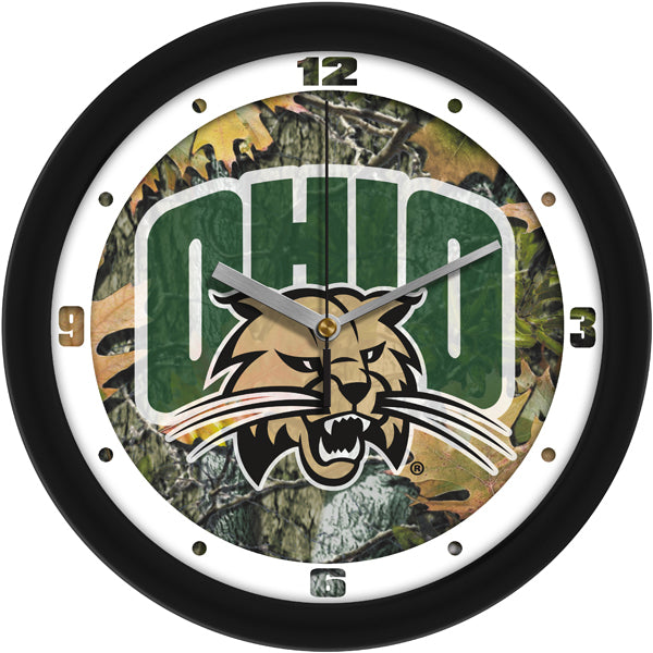 Ohio University Bobcats - Camo Wall Clock - SuntimeDirect