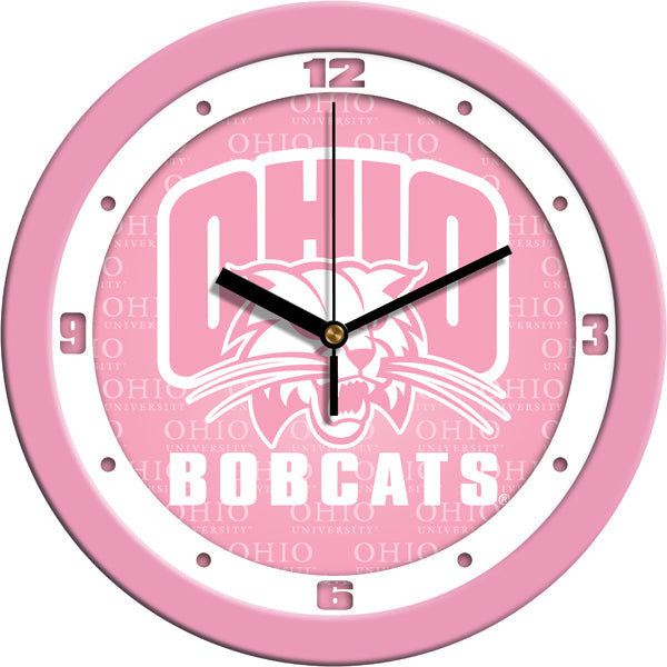 Ohio University Bobcats - Pink Wall Clock - SuntimeDirect