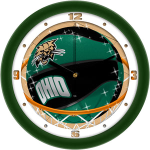 Ohio University Bobcats - Slam Dunk Wall Clock - SuntimeDirect