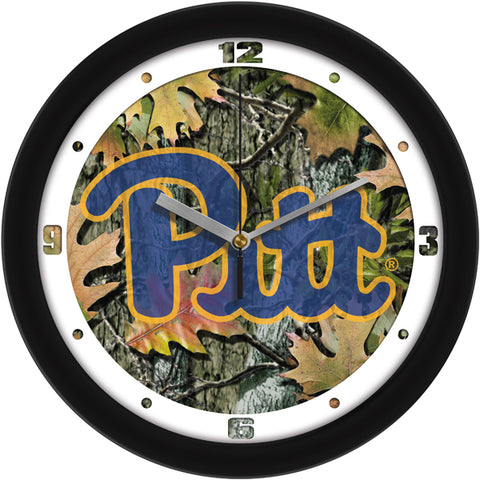 Pittsburgh Panthers - Camo Wall Clock - SuntimeDirect
