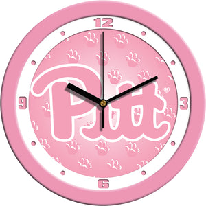 Pittsburgh Panthers - Pink Wall Clock - SuntimeDirect