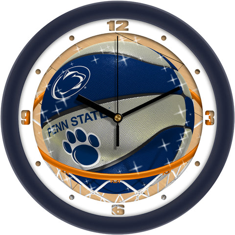 Penn State Nittany Lions - Slam Dunk Wall Clock - SuntimeDirect