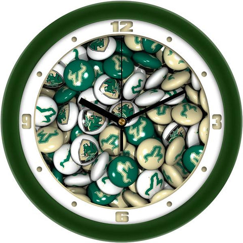 South Florida Bulls - Candy Wall Clock - SuntimeDirect